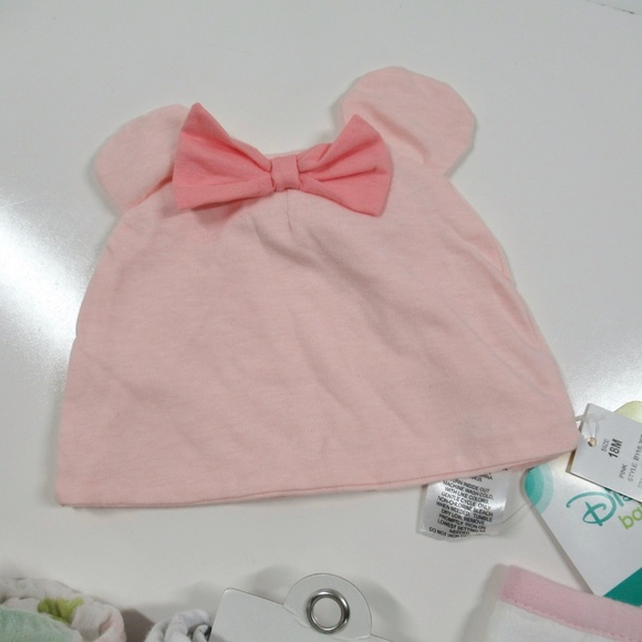 Baby Girl Muslin Blankets and Bandana Bib 6pc Lot - Picture 4 of 8